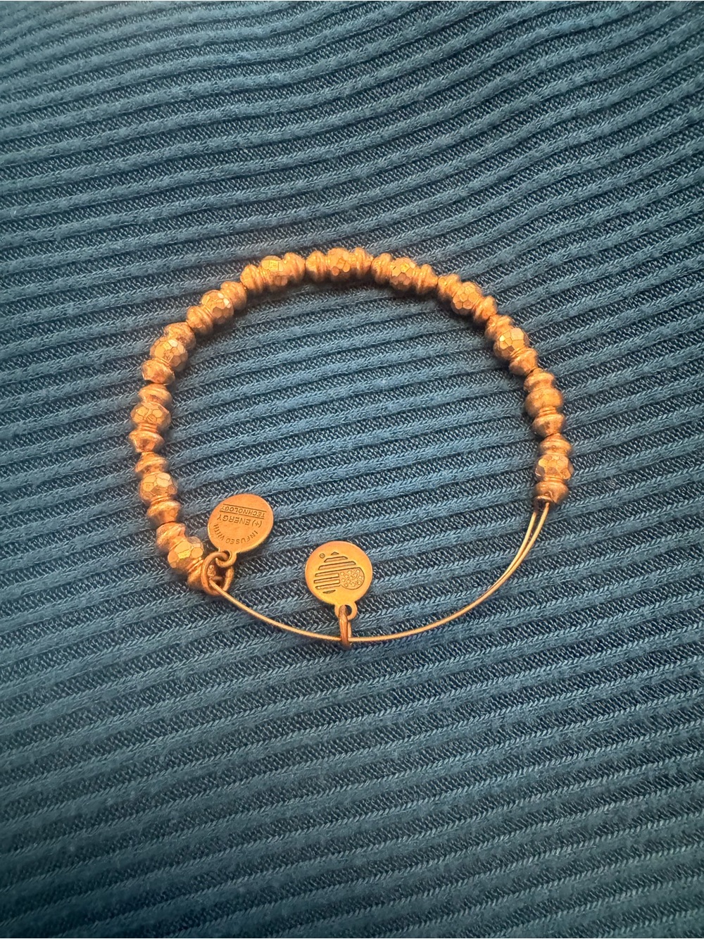 Alex and Ani rose Gold Beaded Expandable Bracelet